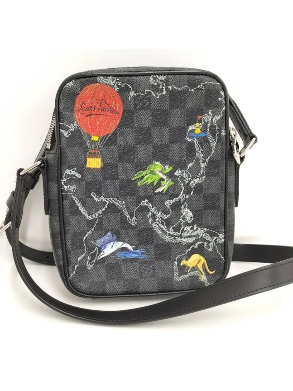 Louis Vuitton Dove PM NM Shoulder Bag Damier Graphite